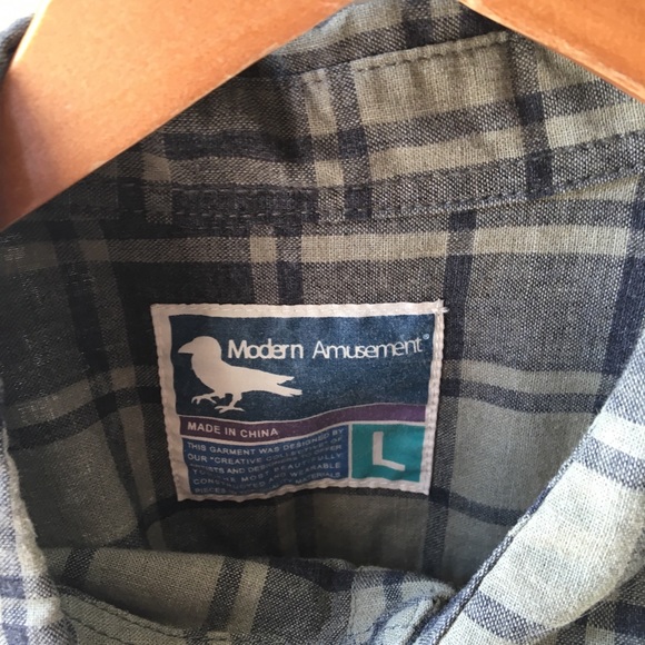 Plaid button down - Picture 2 of 3